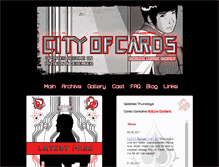 Tablet Screenshot of cityofcards.com